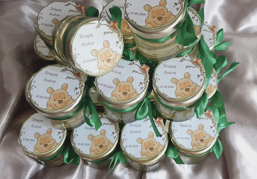 Mărturie de botez în borcănel personaliza
