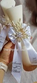 Set lumânări „Golden Pearl” – Personalizat