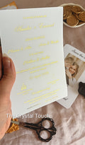 Invitații de nuntă personalizate cu fotografie