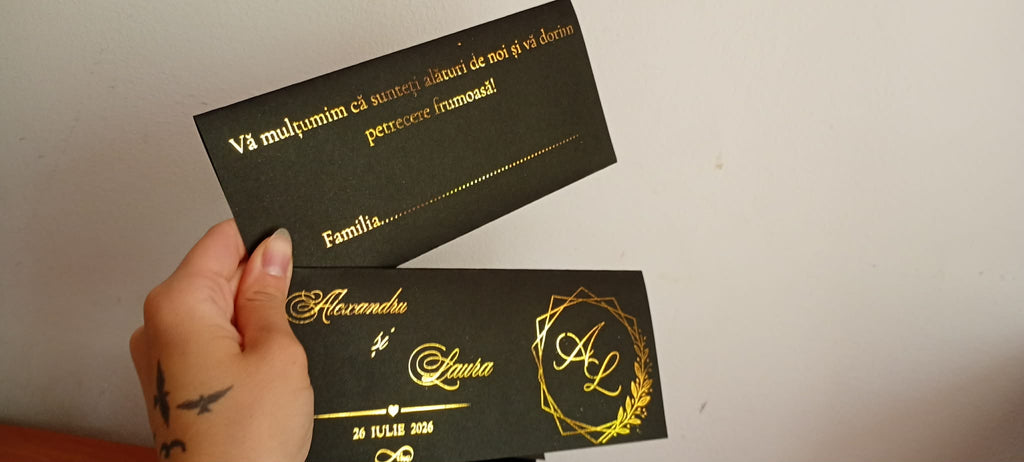 Plic pentru darul de nuntă personalizat