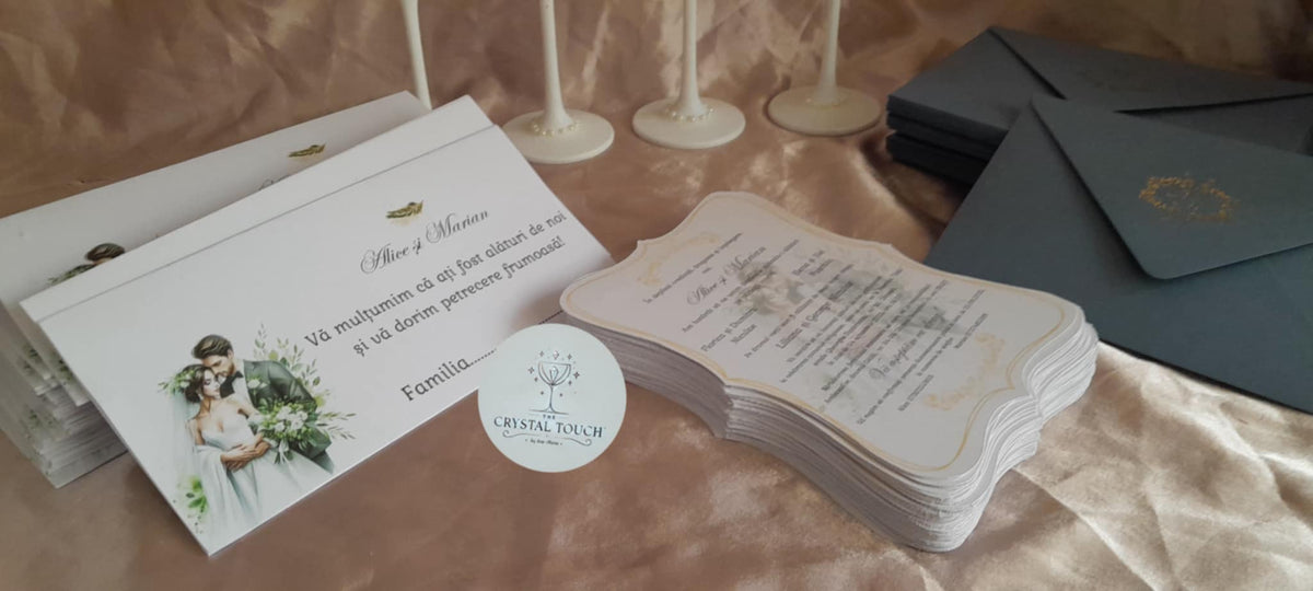 Plicuri pentru darul de nuntă personalizate