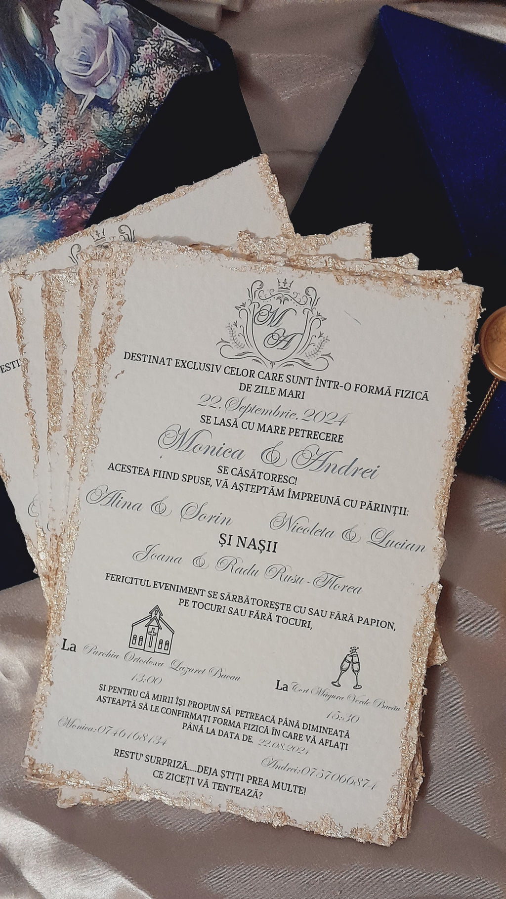 Invitație de nuntă Royale