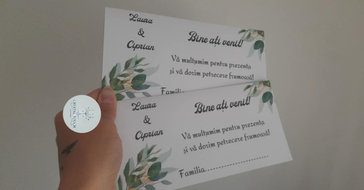 Plicuri pentru darul de nuntă personalizate