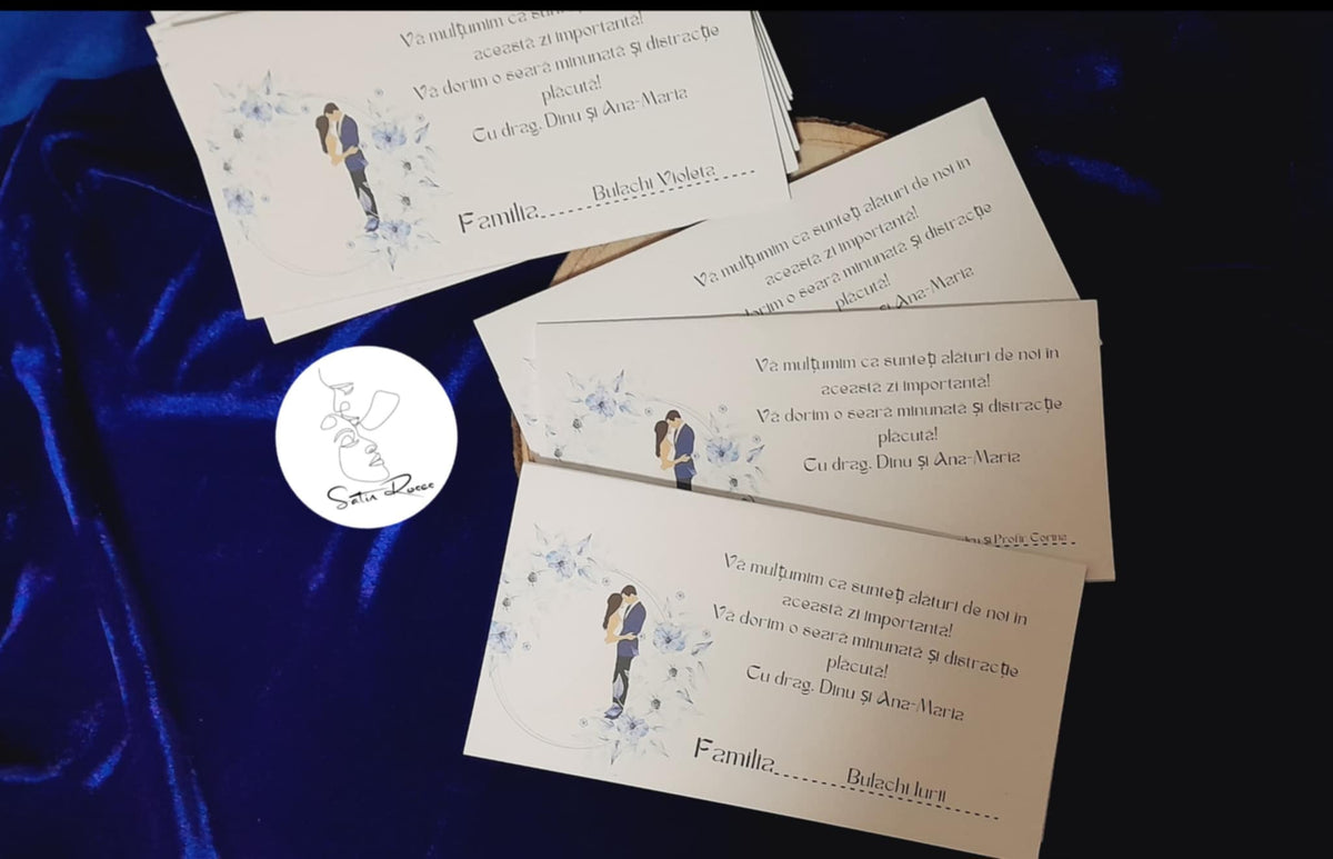 Plicuri pentru darul de nuntă personalizate